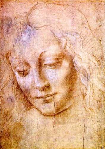 Leonardo da Vinci - Head of a Young Woman