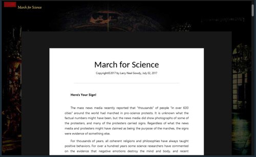 Pathological Science #9 March for Science Hate Signs