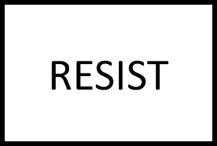 March for Science sign RESIST