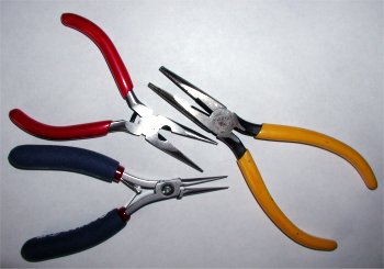 Tronex 521 needle nose pliers beside other brands of pliers