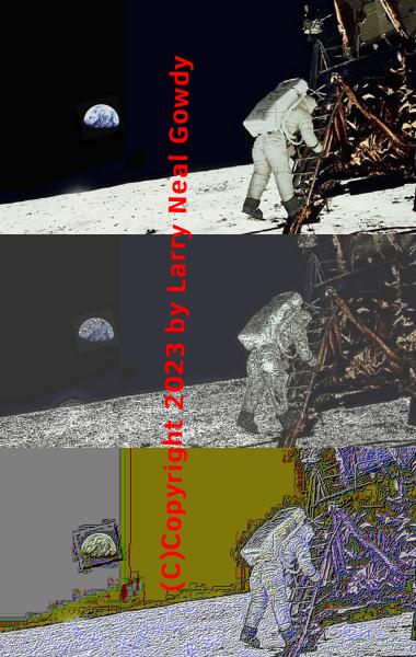Moon landing photo is fake.