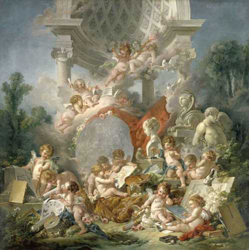 The Logics — Free Online IQ Test — Francois Boucher — The Genies of Art