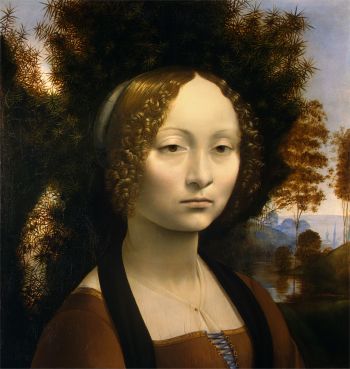 Leonardo da Vinci Ginevra de Benci