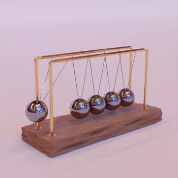 Newton's Cradle Kinetic Balls by Sunder Muthukumaran
