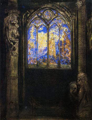 Redon Stained Glass Window