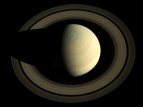 Saturn's north pole hexagon